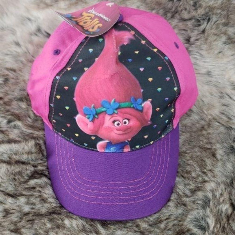Dreamworks Trolls‎ Pink and Purple Ball Cap